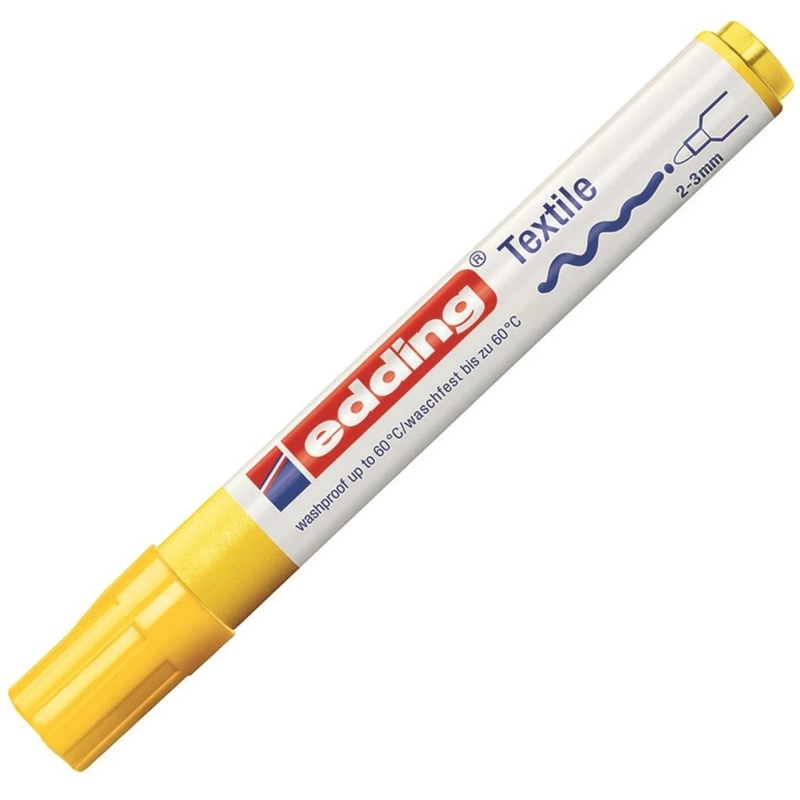 Маркер для текстиля Edding E-4500, жёлтый_005