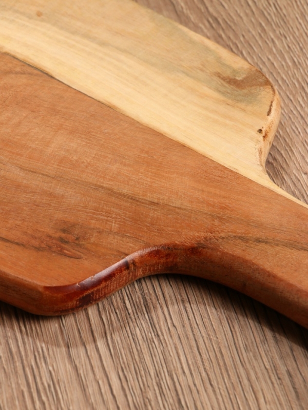 Доска разделочная прямоугольная "Синие птицы" дерево манго 41х18 см