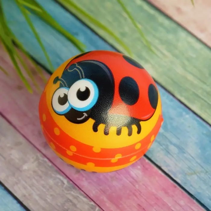 Мяч детский мягкий «Насекомые», 4.5 см, МИКС Мяч детский мягкий «Насекомые», 4.5 см, МИКС