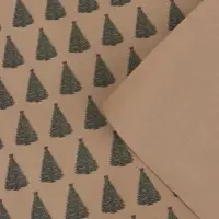 Набор упаковочной бумаги &laquo;Зимняя сказка&raquo;,4 листа, крафт, 70 &times; 100 см