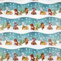 Набор упаковочной бумаги &laquo;Новогодняя&raquo;, 4 листа, 70&times;100 см