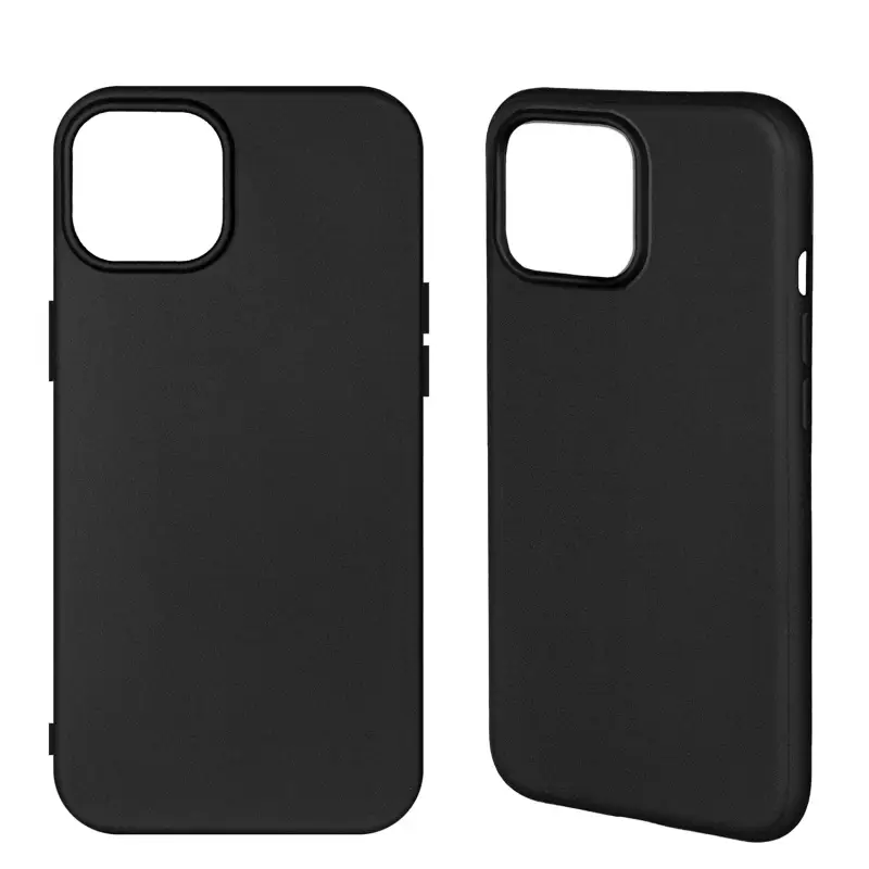 Чехол для iPhone 15 Plus TPU матовый черный