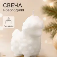 Свеча новогодняя &laquo;Барашек&raquo;, 33.46&times;48.6&times;50 мм