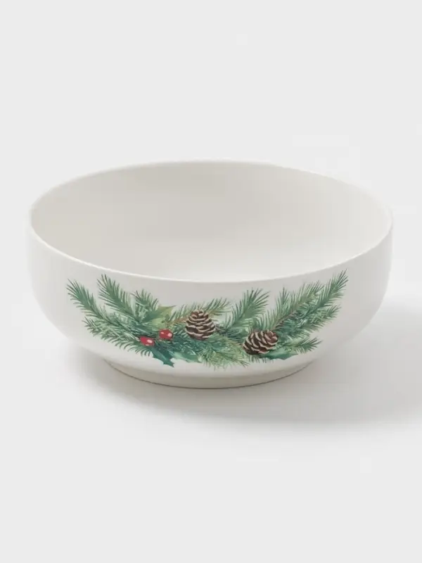 Салатник Доляна «Новогодние животные», 580 мл, 15.5×6 см, фарфор, белый Салатник Доляна «Новогодние животные», 580 мл, 15.5×6 см, фарфор, белый