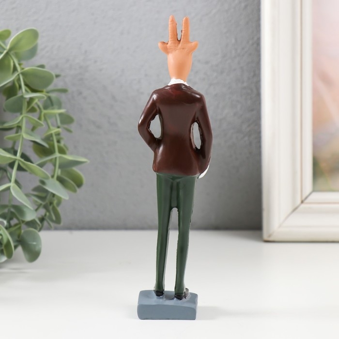 Сувенир полистоун  Сувенир полистоун "Козёл в костюме"