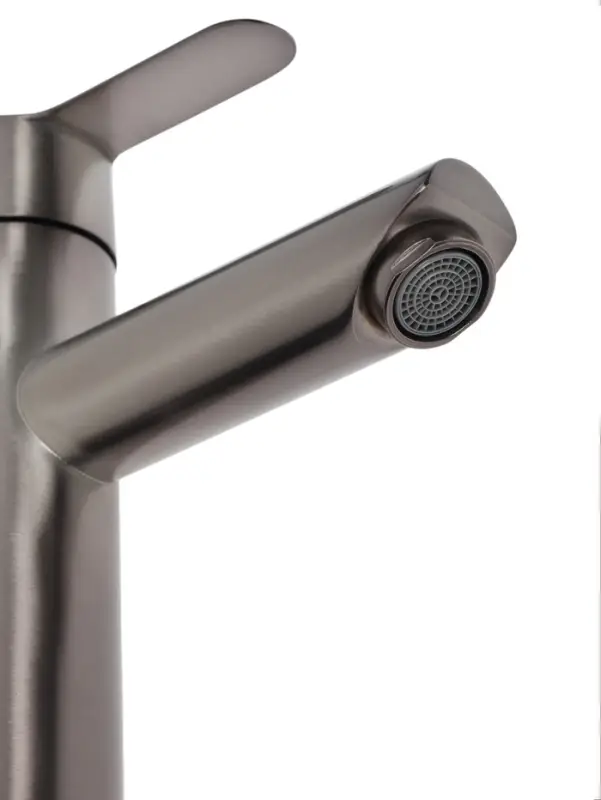 Смеситель для раковины ZEIN Z3759, однорычажный, высота излива 9 см, графит