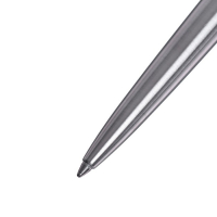 Ручка шариковая Parker Jotter Core Stainless Steel CT M, корпус из нержавеющей стали, серебристый матовый, синие чернила