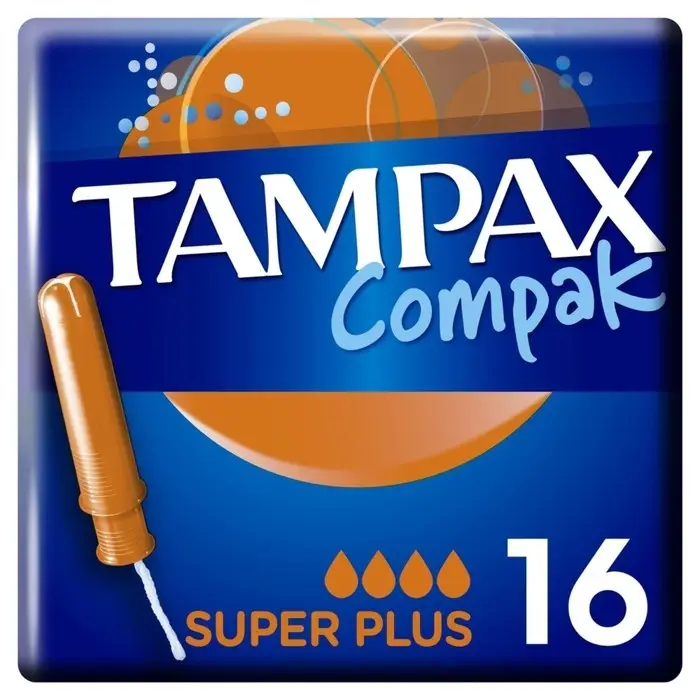 Тампоны &laquo;Tampax&raquo; Compak Super Plus Duo, с аппликатором, 16 шт