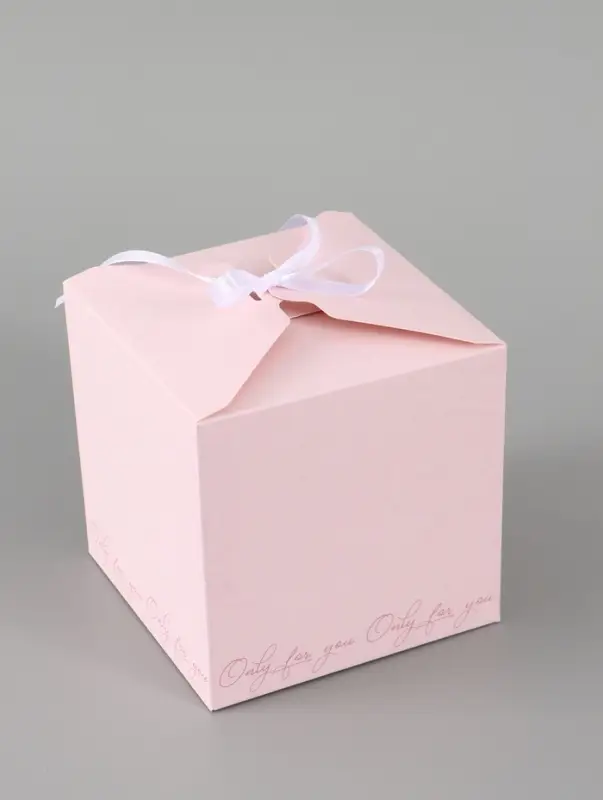 Коробка подарочная складная Only for you, 12&times;12&times;12 см
