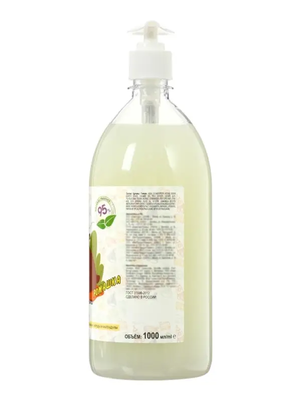 Жидкое крем-мыло, ромашка, череда и календула, DREAM NATURE KIDS, 1 л