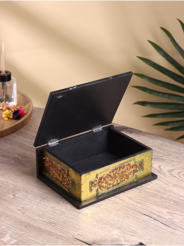 Шкатулка резная МДФ  Шкатулка резная МДФ "Стрекоза", 15х19х7,5 см