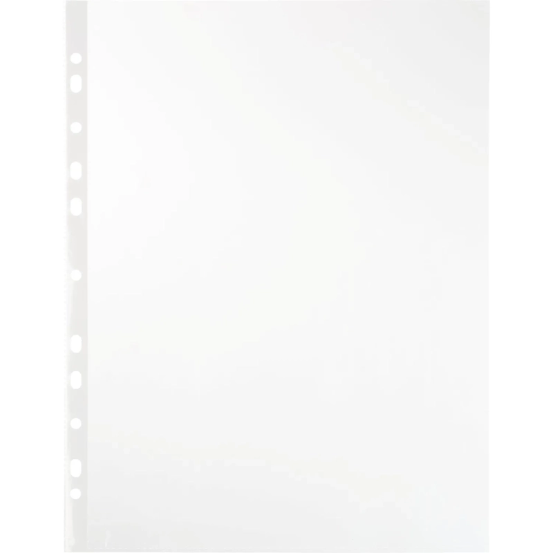 Файл-вкладыш А4 45 мкм Выбор есть Элементари, гладкий, с перф., 100шт/уп