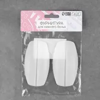 Подкладки под бретели, 9.2&times;3.8 см, прозрачные
