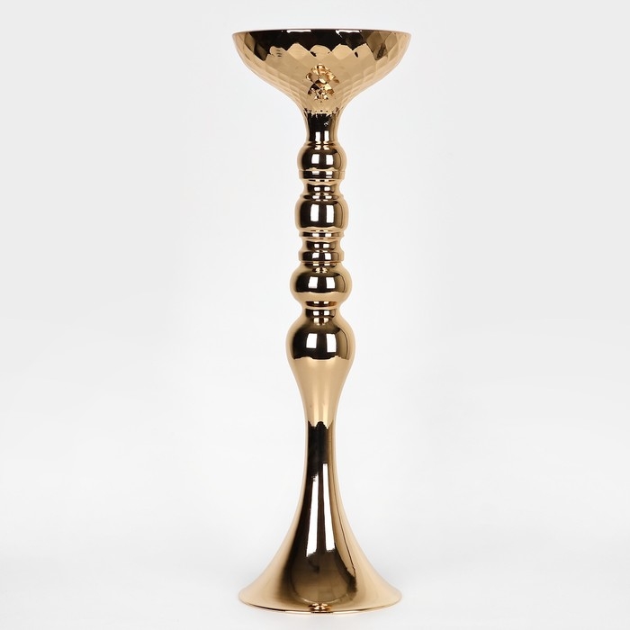 Подсвечник металл на 1 свечу «Ричард» цвет золото 12.5 х 12.5 х 44 см Подсвечник металл на 1 свечу «Ричард» цвет золото 12.5 х 12.5 х 44 см