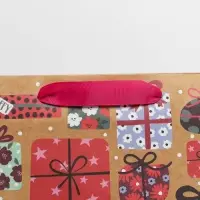 Пакет подарочный крафтовый, упаковка, &laquo;HB&raquo;, ML 23&times;27&times;11.5 см