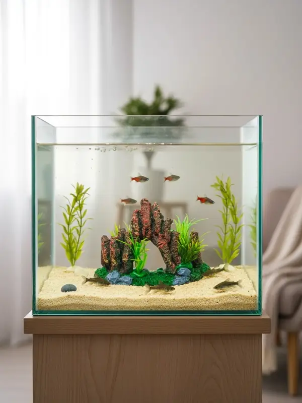 Декор для аквариума "Каменные джунгли", 14 х 5 х 9,5 см