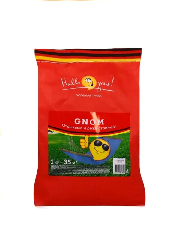 Семена газонной травы Gnom Gras, 1 кг