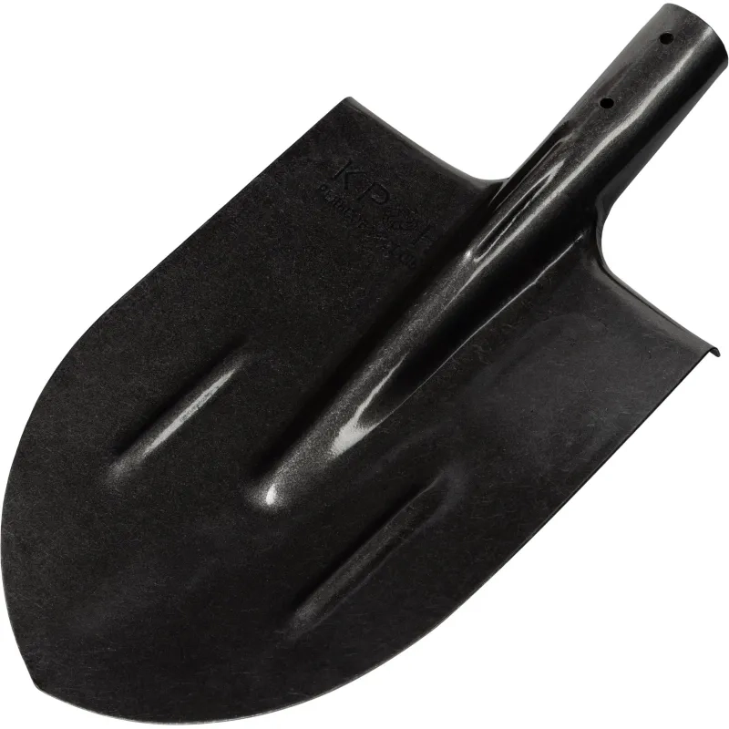 Лопата штык РусТрейд рельс сталь с рёбр жёст 28x24см без черенка (си-00015)