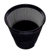 Корзина для бумаг и мусора 10 л, &laquo;Доступный офис&raquo;, сетчатая, чёрная