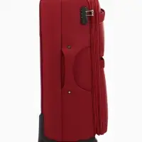 Чемодан на колёсах TEXTURA, кодовый замок, с увеличением, 47&times;30&times;78 см, 28", красный