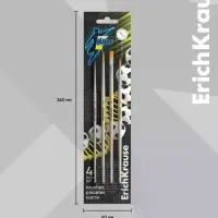 Набор кистей 4шт ErichKrause Sport DNA