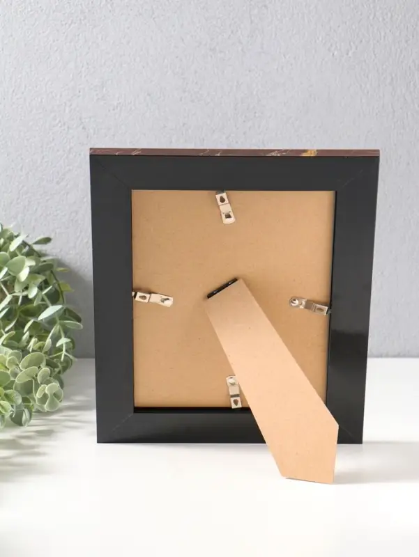 Фоторамка пластик 15х20 см "Гедеон" шоколад с золотом 26х21х2 см