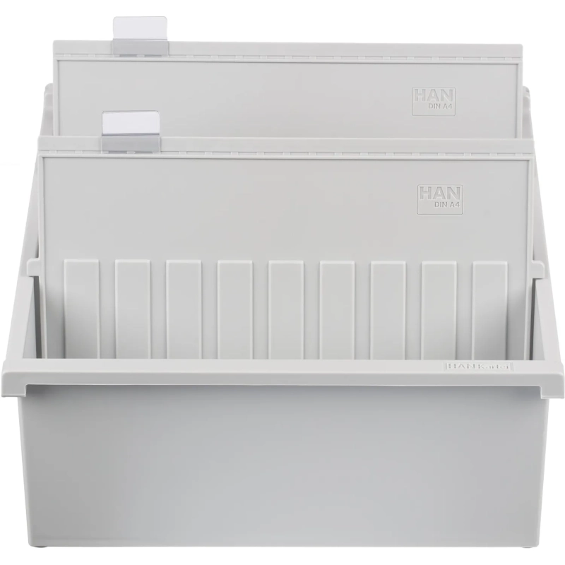 Картотека для карточек А4 на 1300шт HAN открытая '954/0-11