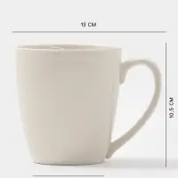 Кружка Дулевский фарфор &laquo;Сатурн&raquo;, 400 мл, белая