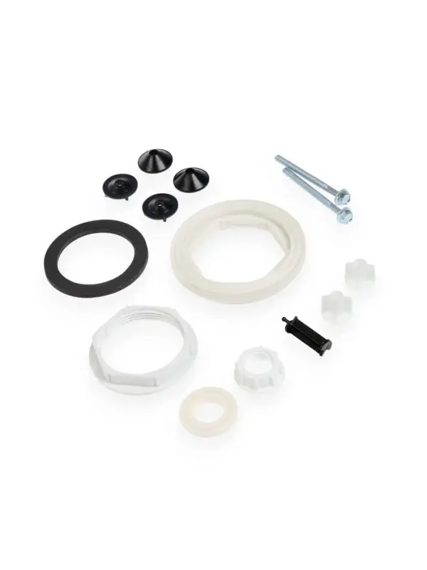 Арматура для смывных бачков "УКЛАД" - 2, с нижней подводкой 1/2", двухкнопочная, хром