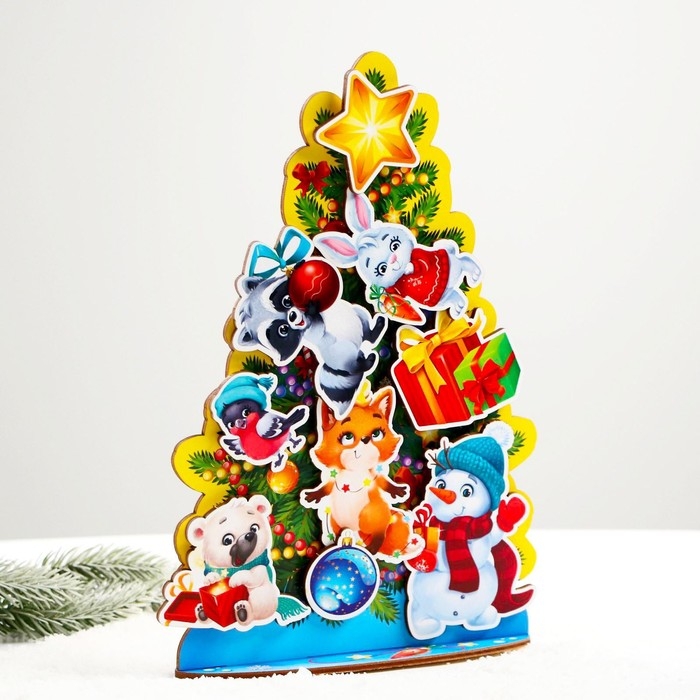 Новогодняя головоломка с липучками «Новый год! Нарядная гостья» Новогодняя головоломка с липучками «Новый год! Нарядная гостья»