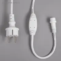 Гирлянда &laquo;Занавес&raquo; 2&times;3 м, IP65, УМС, белая нить каучук, 600 LED, свечение мульти, 220 В