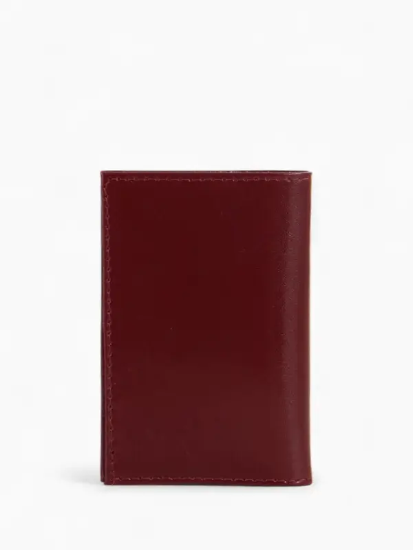 Обложка для пенсионного удостоверения, бордовая
