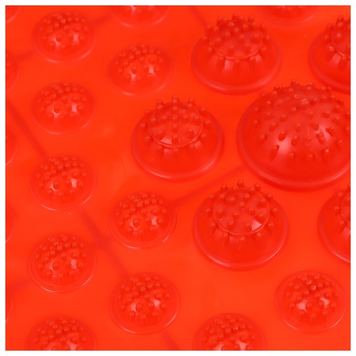 Массажный коврик ONLYTOP, 37,5х27,5 см, цвета МИКС Массажный коврик ONLYTOP, 37,5х27,5 см, цвета МИКС