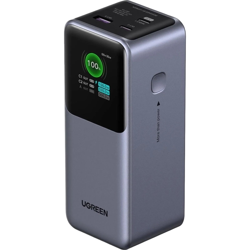 Внешний аккумулятор UGREEN PB721 (35524B)20000mAh 130W Fast Charging серый