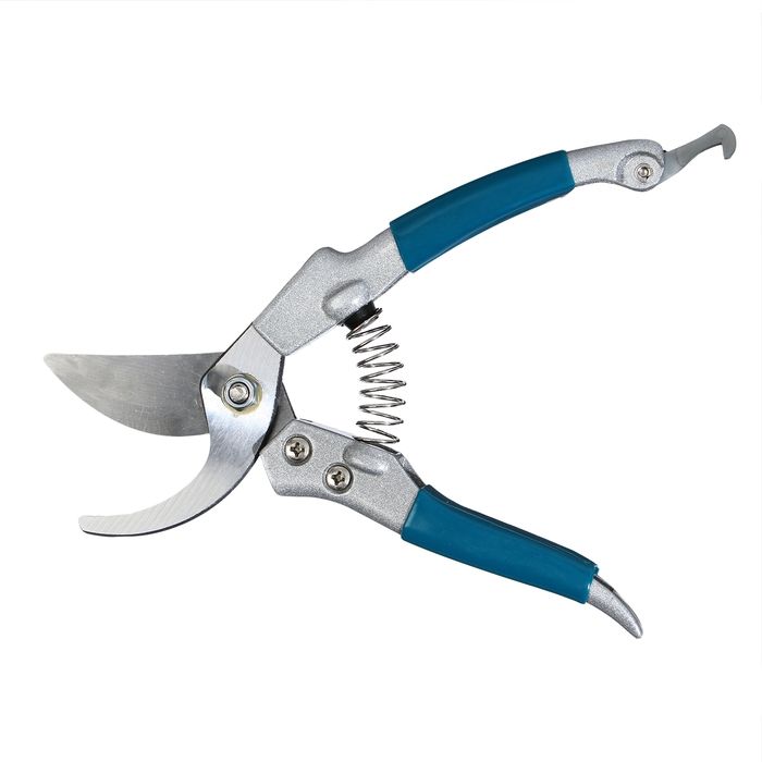 Секатор плоскостной, 8 Секатор плоскостной, 8" (20 см), c пластиковыми ручками, Greengo