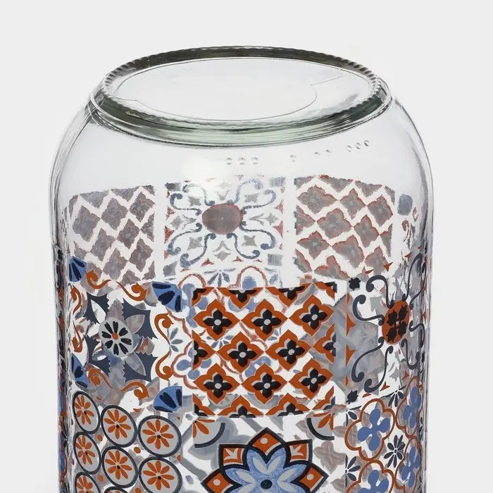 Кувшин для воды стеклянный «Мозаика», 1 л, 9×20 см Кувшин для воды стеклянный «Мозаика», 1 л, 9×20 см