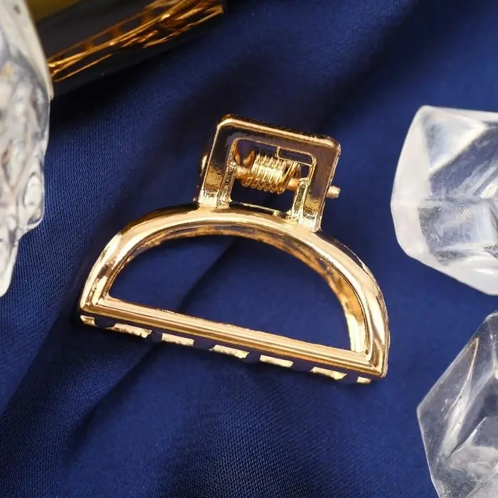 Крабик для волос «Маргарита», дуга, 2.5 см, золото Крабик для волос «Маргарита», дуга, 2.5 см, золото