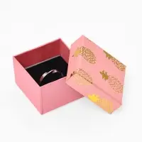 Коробочка подарочная под кольцо, серьги &laquo;Ананасы&raquo;, 5&times;5 см, (размер полезной части 4.5&times;4.5 см), МИКС