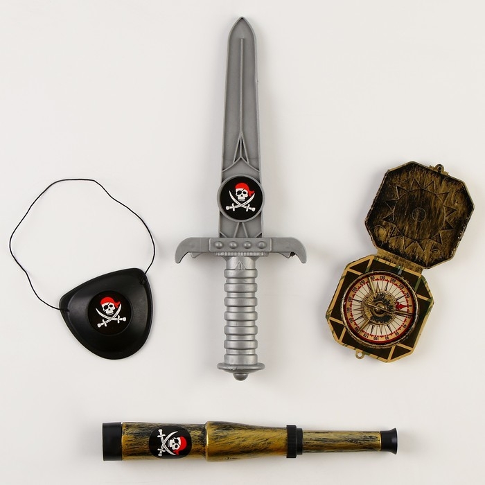 Карнавальный набор  Карнавальный набор "Отважный пират" с игрой крокодил