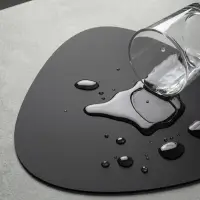Салфетка сервировочная на стол Доляна &laquo;Тэм&raquo;, 45&times;35 см, чёрная