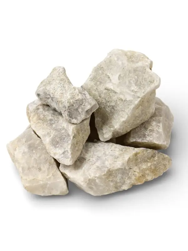 Кварц коробка 10 кг Колотый фракция 70 - 150 мм