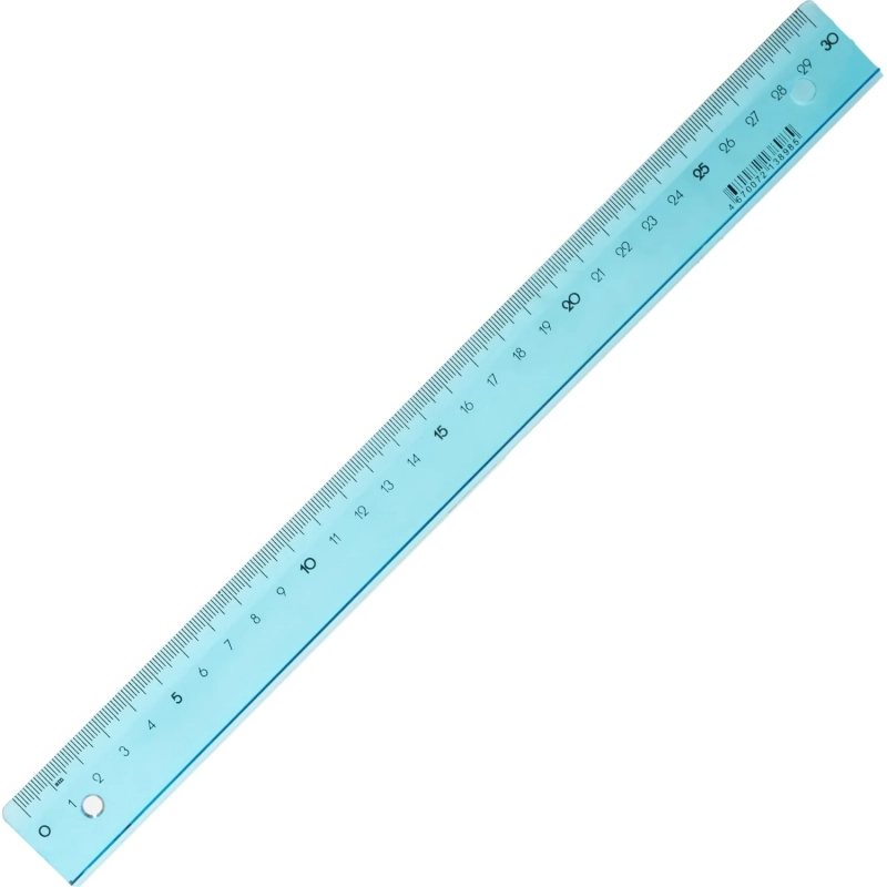 Линейка 30см Attache Bright Colours голубая