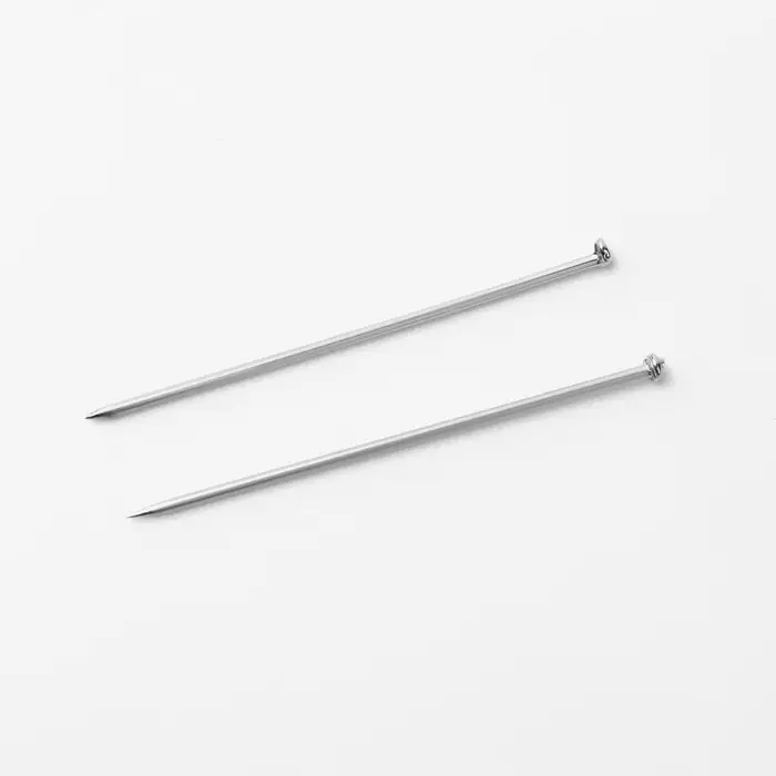 Игольница с булавками «Гвоздики», 21 мм, 200 шт., синяя