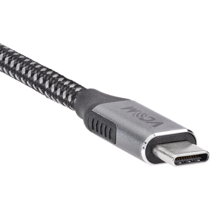 Кабель USB3.2 Gen2, AM->CM, 10Gbs, All Shell 1м VCOM <CU401M-1M