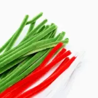 Набор для творчества цветы из пушистой проволоки в горшке, розовый цветок