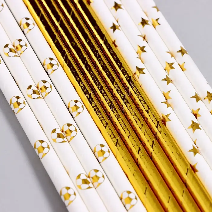 Трубочки бумажные 12 шт «Праздник» Трубочки бумажные 12 шт «Праздник»