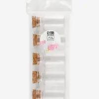 Баночки для хранения бисера, d=3&times;4.5 см, 5 шт.