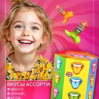 Карамель леденцовая «Прикольная соска», с языком, 3.5 г