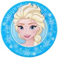 Тарелка одноразовая &laquo;С Днем Рождения!&raquo;, 18 см, Холодное сердце