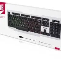 Клавиатура проводная с подсветкой Smartbuy ONE 333 USB бело-черная (SBK-333U-WK)/20